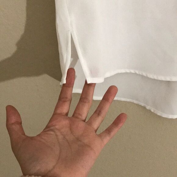 Chiffon v neck blouse‎ - Picture 4 of 5